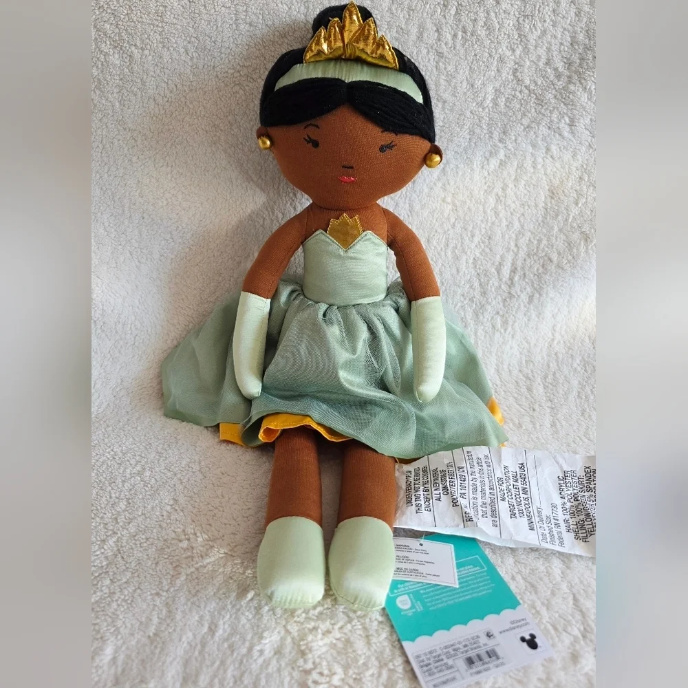 New Target Christmas Pillowfort Disney Princess Tiana Kid's Pillow Buddy/ plush
